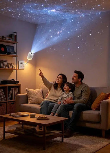 5D Holographic Galaxy & Ocean Projector – Smart LED Night Light with 24 Films for Bedroom & Party Décor