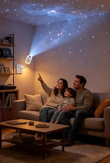 5D Holographic Galaxy & Ocean Projector – Smart LED Night Light with 24 Films for Bedroom & Party Décor