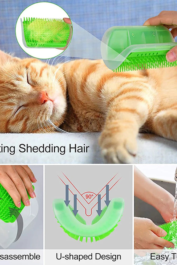 Massager for Cats Pet Products Pets Goods Brush Remove Hair Comb Grooming Table Dogs Care Royal Canin Accessories Things Strip