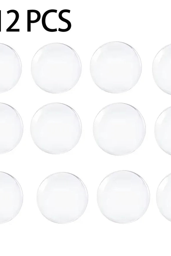 Door Knob Wall Shield Clear Soft Rubber Door Stopper Door Handle Bumper Mute Stickers Wall Protector Muffler Pad Protective Plug