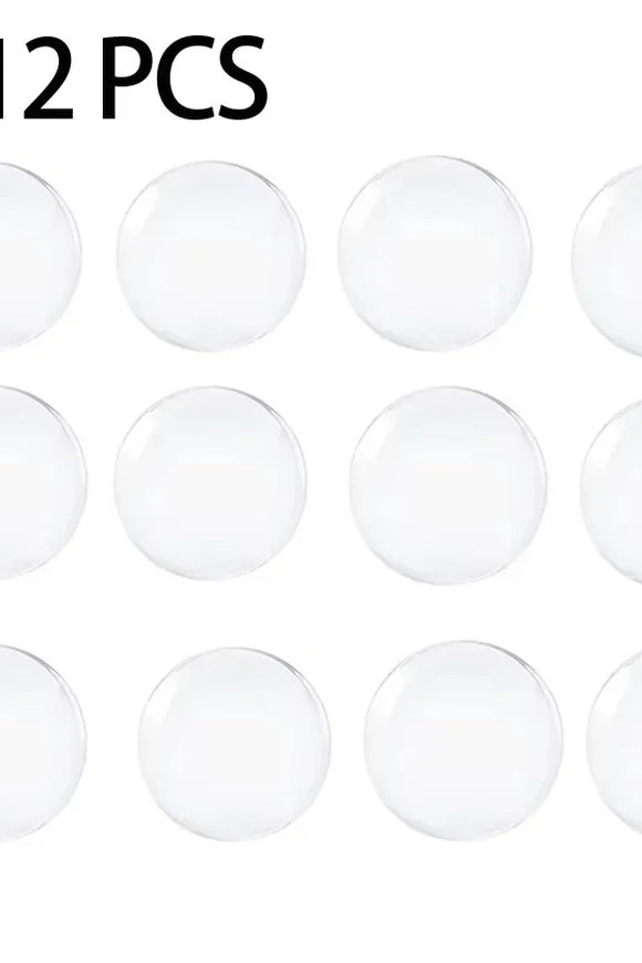 Door Knob Wall Shield Clear Soft Rubber Door Stopper Door Handle Bumper Mute Stickers Wall Protector Muffler Pad Protective Plug