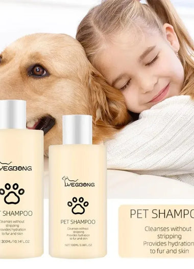 100/300ML Pet Shampoo Cat Dog Hair Softening Shower Gel Anti Mite Moisturizing Itchy Cleans Hair Remove Dirt Odor Pet Products