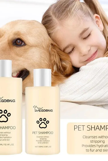 100/300ML Pet Shampoo Cat Dog Hair Softening Shower Gel Anti Mite Moisturizing Itchy Cleans Hair Remove Dirt Odor Pet Products