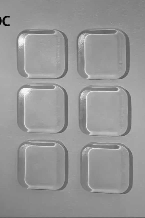 Door Knob Wall Shield Clear Soft Rubber Door Stopper Door Handle Bumper Mute Stickers Wall Protector Muffler Pad Protective Plug
