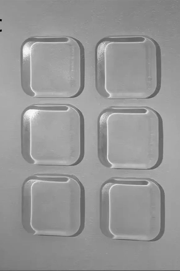 Door Knob Wall Shield Clear Soft Rubber Door Stopper Door Handle Bumper Mute Stickers Wall Protector Muffler Pad Protective Plug