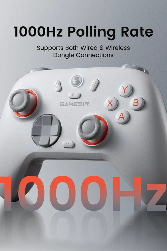 GameSir Nova 2 Lite Wireless Switch Controller Bluetooth Gamepad with Hall Effect for Nintendo Switch, iPhone, Android, PC