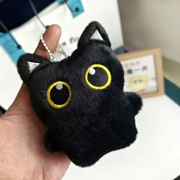 Black Cat Plush Keychain Gift