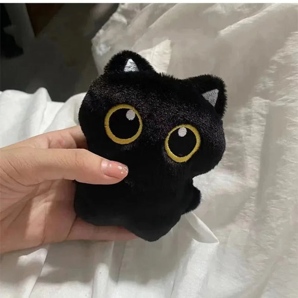 Black Cat Plush Keychain Gift