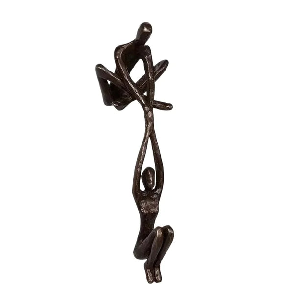 Helping Hands Couple Sculpture