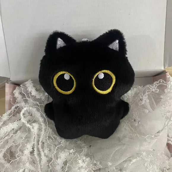 Black Cat Plush Keychain Gift