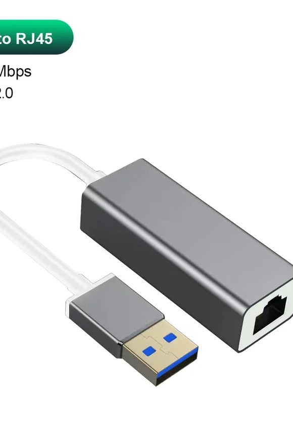 USB Type C Ethernet Adapter 1000Mbps USB 3.0 RJ45 Network Card For MacBook PC Windows XP 7 8 10 Android USB Lan Internet Cable