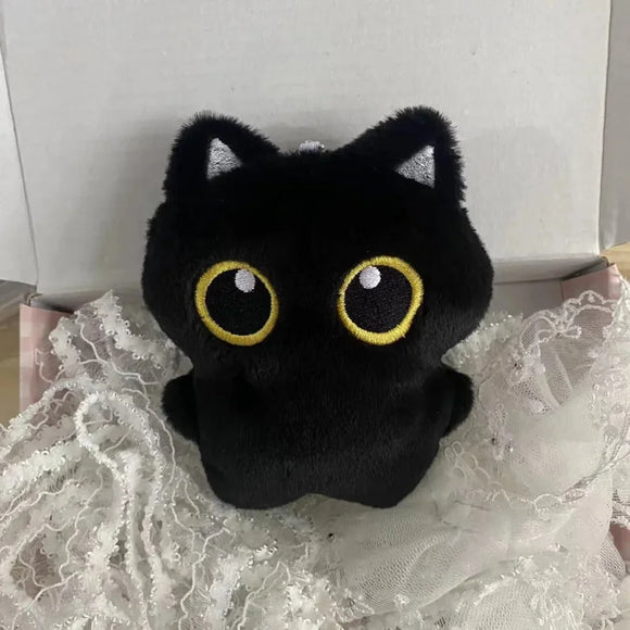 Black Cat Plush Keychain Gift