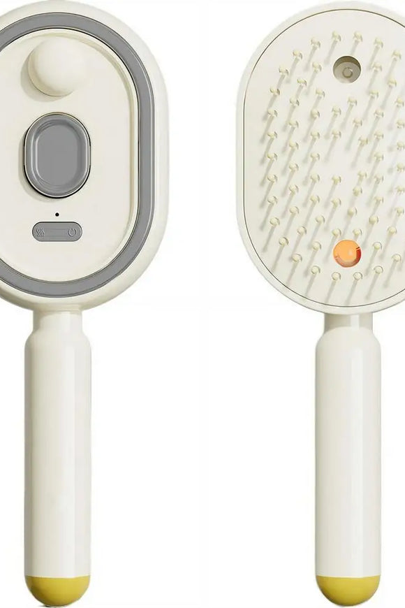 Multi-Functional Spray Massage Comb Gentle Round Teeth for Detangling Even Hair Product Application Home Head SPA