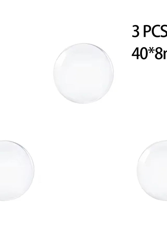 Door Knob Wall Shield Clear Soft Rubber Door Stopper Door Handle Bumper Mute Stickers Wall Protector Muffler Pad Protective Plug