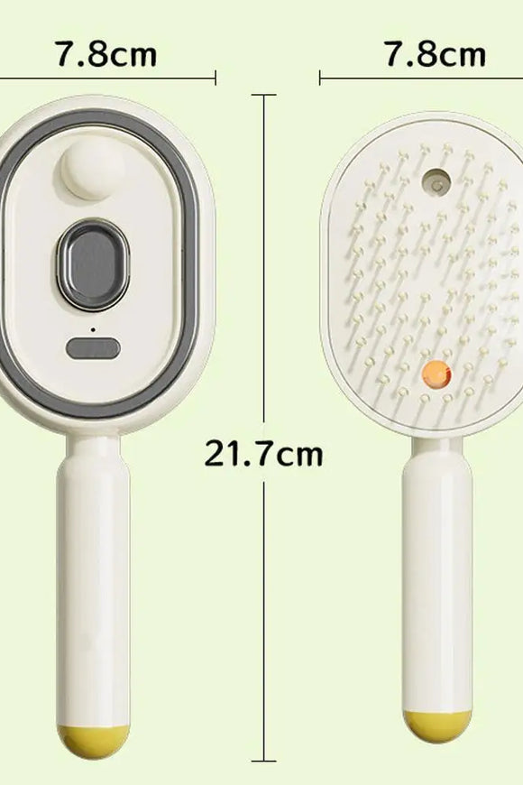 Multi-Functional Spray Massage Comb Gentle Round Teeth for Detangling Even Hair Product Application Home Head SPA