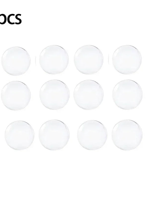 Door Knob Wall Shield Clear Soft Rubber Door Stopper Door Handle Bumper Mute Stickers Wall Protector Muffler Pad Protective Plug