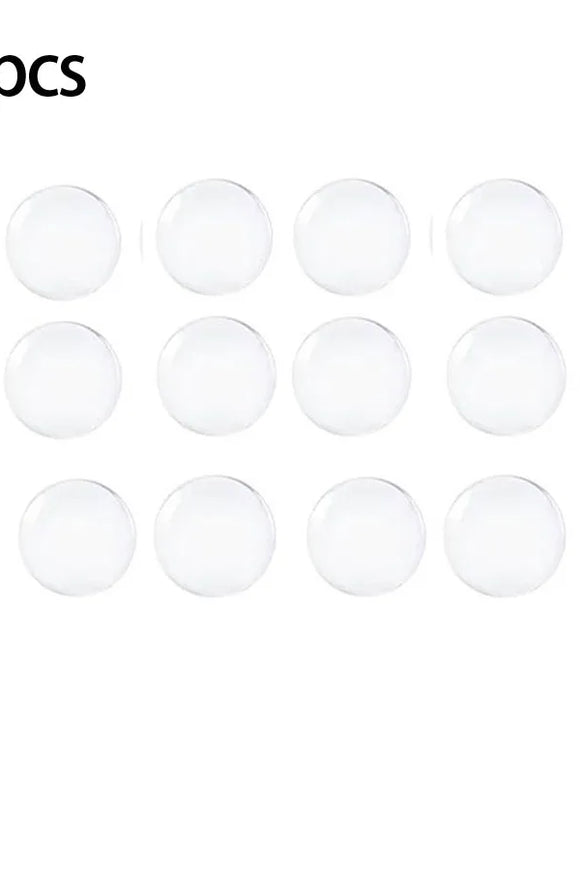 Door Knob Wall Shield Clear Soft Rubber Door Stopper Door Handle Bumper Mute Stickers Wall Protector Muffler Pad Protective Plug