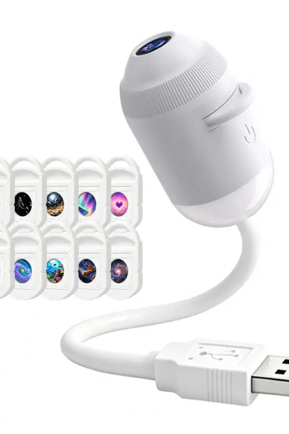 5D Holographic Galaxy & Ocean Projector – Smart LED Night Light with 24 Films for Bedroom & Party Décor