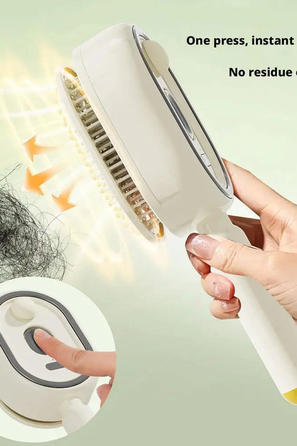 Multi-Functional Spray Massage Comb Gentle Round Teeth for Detangling Even Hair Product Application Home Head SPA
