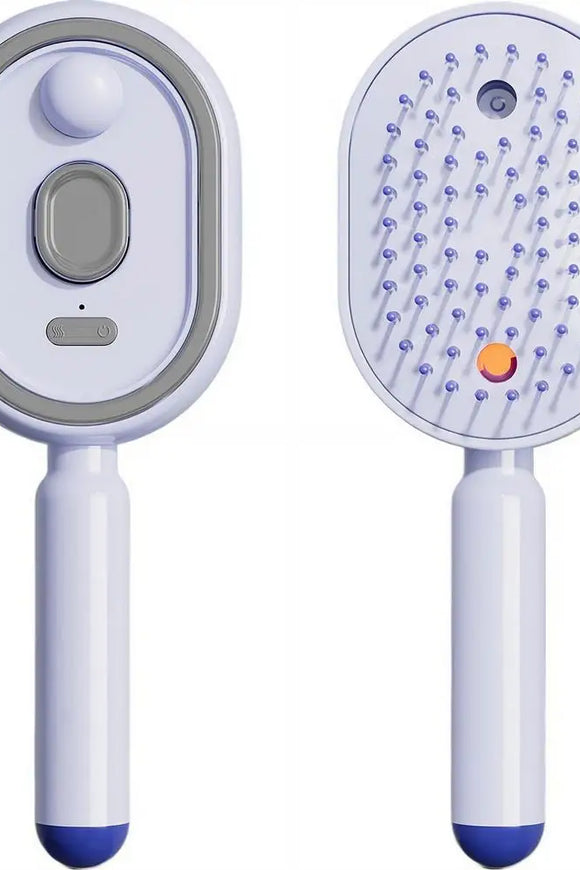 Multi-Functional Spray Massage Comb Gentle Round Teeth for Detangling Even Hair Product Application Home Head SPA