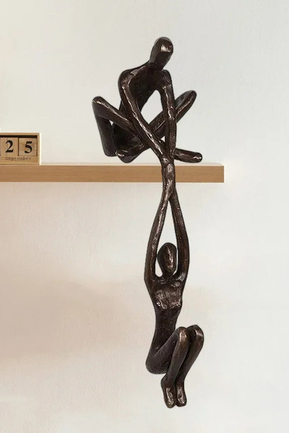 Helping Hands Couple Sculpture