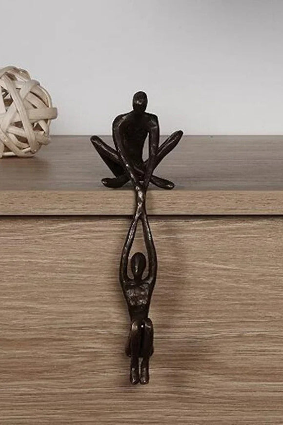Helping Hands Couple Sculpture