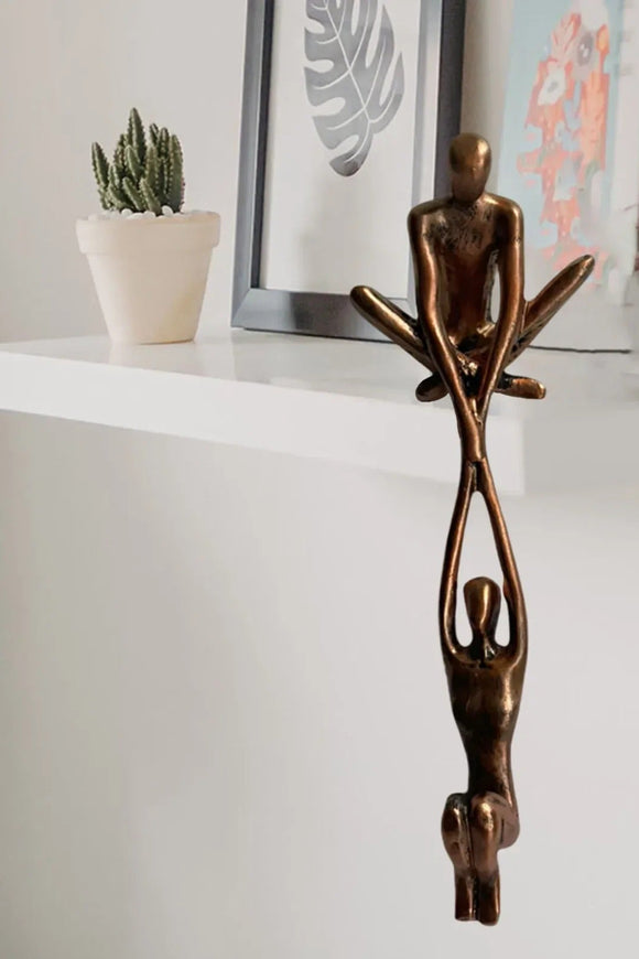 Helping Hands Couple Sculpture