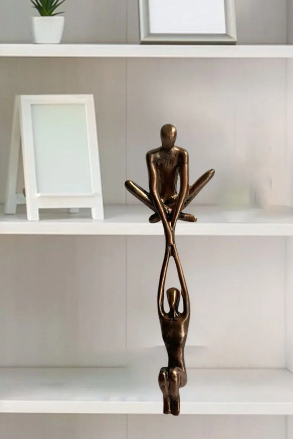 Helping Hands Couple Sculpture