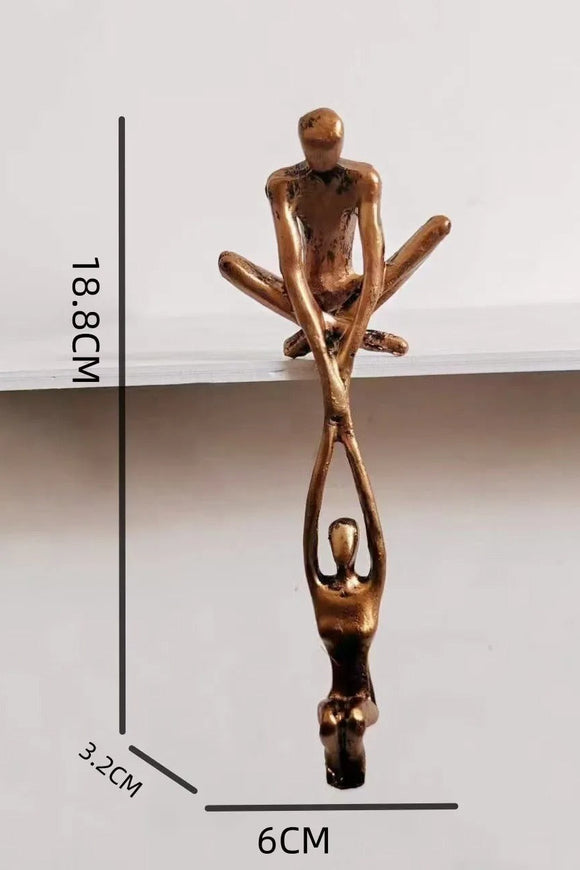Helping Hands Couple Sculpture