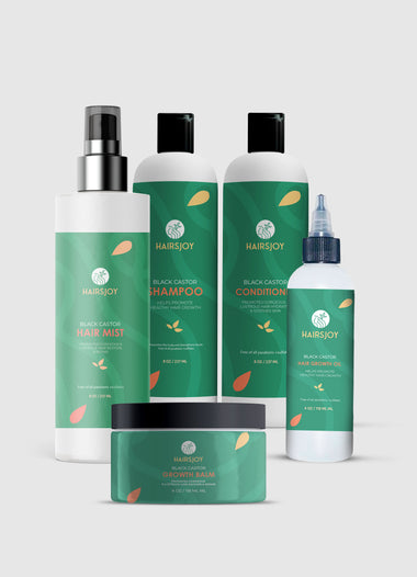 BlackCastor Infused 5-Piece Hair Renewal Kit